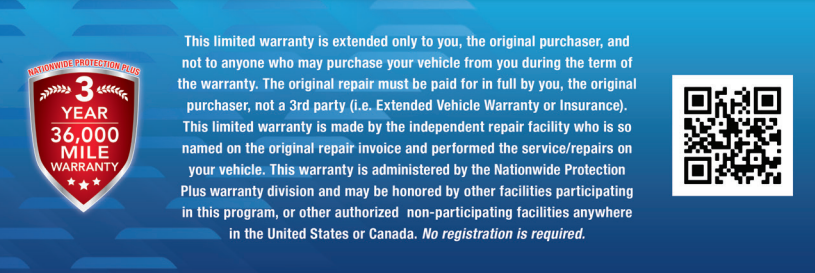 Warranty | Lou's Car Care Center, Inc.